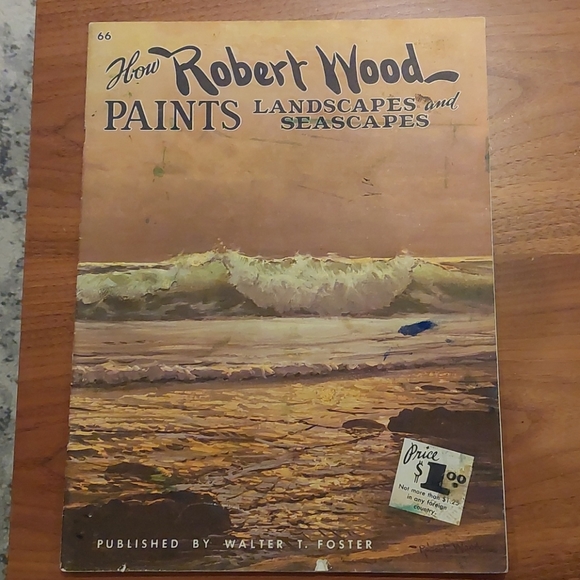 Vintage Lanscape Painting Book by Robert Wood - Picture 1 of 3